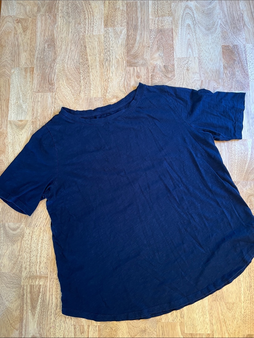LOFT Vintage Soft Short Sleeve Tee Navy Blue Size XL